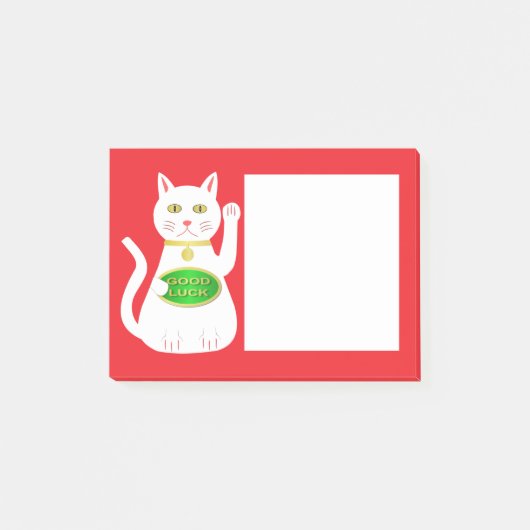 オリエンタルラッキーキャット ポストイット (正面)