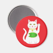 オリエンタルラッキーキャット マグネット (正面/裏面)