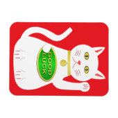 オリエンタルラッキーキャット マグネット (横)