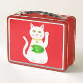 オリエンタルラッキーキャット メタルランチボックス (裏面)