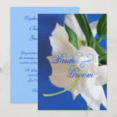 オリエンタルリリー結婚式招待状 招待状 (正面/裏面)