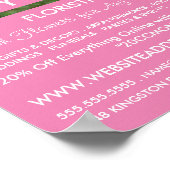 オリエンタルリリー、フローリスト、フローリ広告ー ポスター (角)