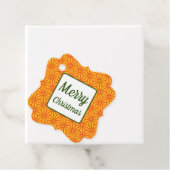 オリエンタルレッドイエローアサノハ日本柄 フェイバータグ (インサイチュ)