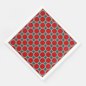 オリエンタルレッドグリーンアラビア語エジプト幾何学模様 (コーナー)