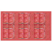 オリエンタルレッドゴールデンパターン – テーブルクロス (正面(横))