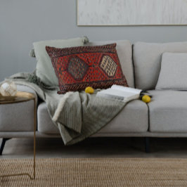 オリエンタルレッドランナーパターンno2 ランバークッション