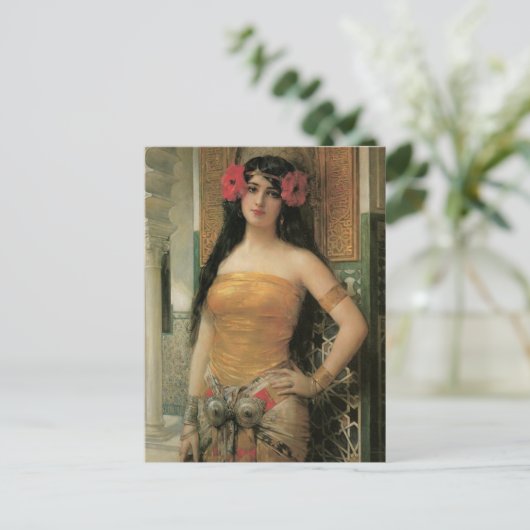 オリエンタルレディヴィンテージはがき ポストカード (スタンド正面)