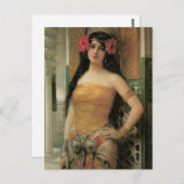 オリエンタルレディヴィンテージはがき ポストカード (正面/裏面)