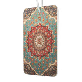 オリエンタルレトロペルシャパターンレッドクリームブルー カーエアーフレッシュナー (左)