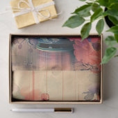 オリエンタルヴィンテージ花瓶&フローラ 日本の 薄葉紙 (ギフト)