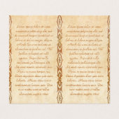 オリエンタル中国のレディ鮮やかー美しいポートレート 名刺 (内部フラット)