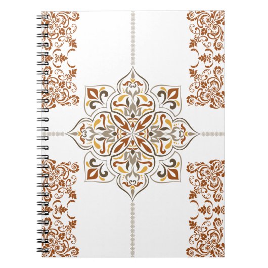 オリエンタル伝統-クラシック装飾手帳 ノートブック (正面)