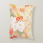 オリエンタル日本のアクセントフローラソフトカラー – 1 アクセントクッション (裏面(縦))