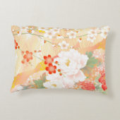 オリエンタル日本のアクセントフローラソフトカラー – 1 アクセントクッション (裏面)