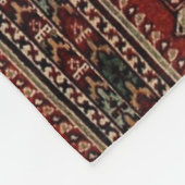 オリエンタル祈りの言葉ラグデザイン – モスクのモチーフ フリースブランケット (角)