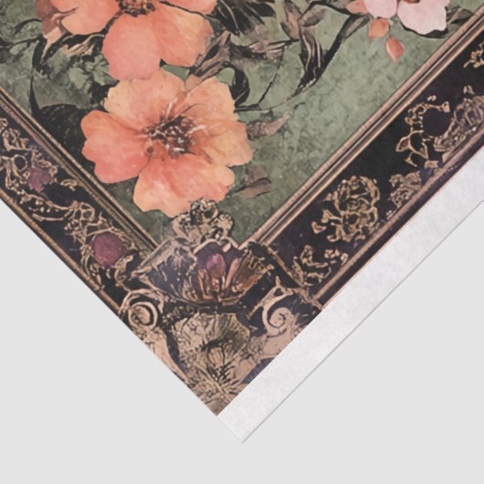 オリエンタル美学、チノワセリーバード&フローラ 薄葉紙 (詳細)