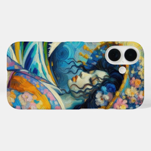 オリエンタル舞妓Kanagawa wavesファンゴッホミックス Case-Mate iPhoneケース (裏面 (横))