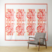 オリエンタル赤リリウム タペストリー (インサイチュ(横))