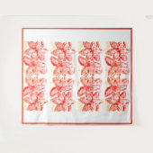 オリエンタル赤リリウム タペストリー (正面(横))