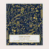 オリエンタル金ゴールドボホアポイントメントカード 名刺 (外部フラット)