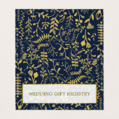 オリエンタル金ゴールドボホフォトギフト登録証 名刺 (外部フラット)