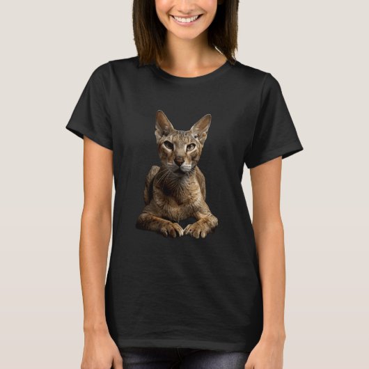 オリエンタル・ショートヘア Tシャツ (正面)
