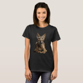 オリエンタル・ショートヘア Tシャツ (正面フル)