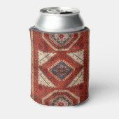 オリエンタル トルコ ペルシャ絨毯 赤 缶クーラー (缶裏面)