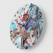 オリエンタル·フェアリー·テール ラージ壁時計 (傾斜)