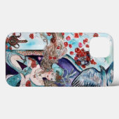 オリエンタル・フェアリー・プリンセス・赤いバラと鷹 Case-Mate iPhoneケース (裏面 (横))