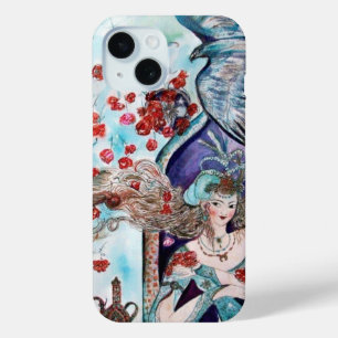 オリエンタル・フェアリー・プリンセス・赤いバラと鷹 iPhone 15ケース