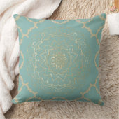 オリエンタル マンダラ - クッション (ブランケット)