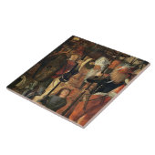 オリエンタル、ユダヤ人および兵士1493-95年のグループ(oi タイル (側面)