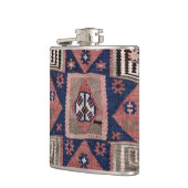 オリエンタル レッド カーペット ラグ キリム フラスク (左)