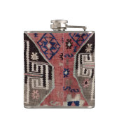 オリエンタル レッド カーペット ラグ キリム フラスク (裏面)