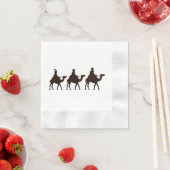 オリエントの3人の王はクリスマススケッチ 縁ありカクテルナプキン (インサイチュ)
