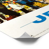 オリエントは香港ヴィンテージ航空トラベル ポスター (角)