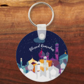 オリエントアラビパーソナライズされたア賛美ンナイト キーホルダー (正面)