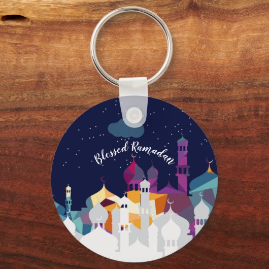 オリエントアラビパーソナライズされたア賛美ンナイト キーホルダー (正面)