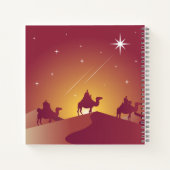 オリエントクリスマステーマの三王 ノートブック (裏面)