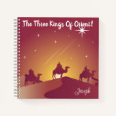 オリエントクリスマステーマの三王 ノートブック (正面)