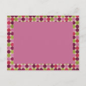 オリエントドットピンク・ベビー発表 案内ポストカード (裏面)