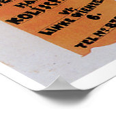 オリエントバーヴィンテージフードとアート ポスター (角)