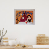 オリエントバーヴィンテージフードとアート ポスター (キッチン)