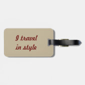 オリエント急行 ラゲッジタグ (裏面横)