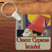 オリエント表現イスタンブール、鍵または荷物 キーホルダー (正面)