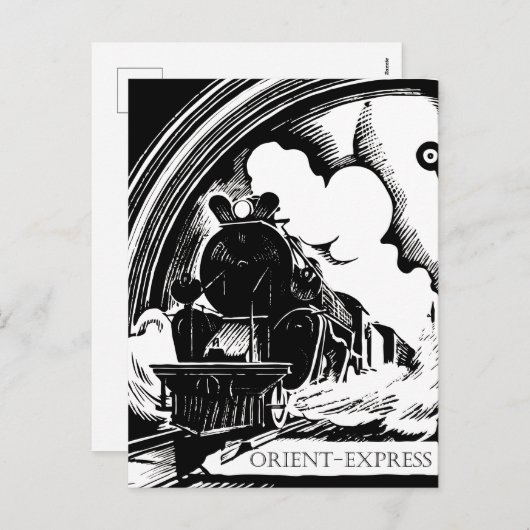 オリエント表現ヴィンテージの旅行と文学 シーズンポストカード (正面/裏面)