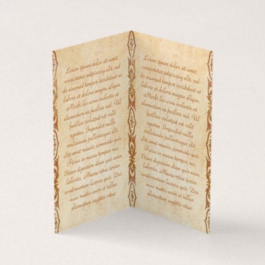 オリエ中国のンタルのレディ持ちカップ茶ポートレート 名刺 (内部)