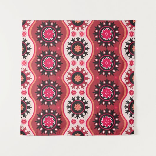 オリエ伝統的ント：シームレスなオーナメントデザイン。 タペストリー (正面)