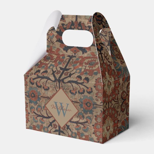 オリエ伝統的ンモノグラムのペルシア様式 フェイバーボックス (正面サイド)